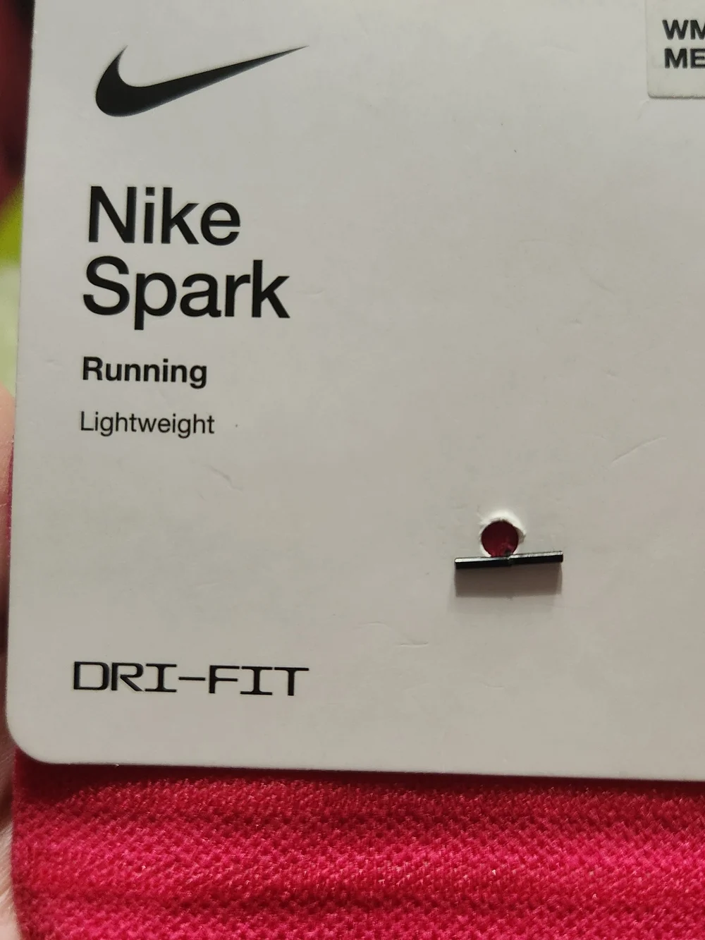 Nike Spark No-Show Socks in Fuchsia Pink 8 -9.5 New With Tags